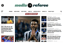 Tablet Screenshot of mediareferee.com